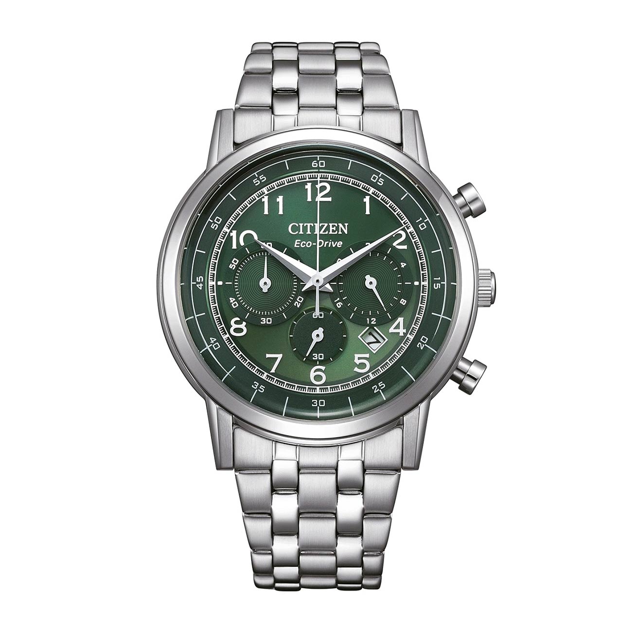 CITIZEN CA4630 Eco-Drive Solar Chrono Orologio da uomo con diametro di 42 mm in diverse varianti, argento, Moderno